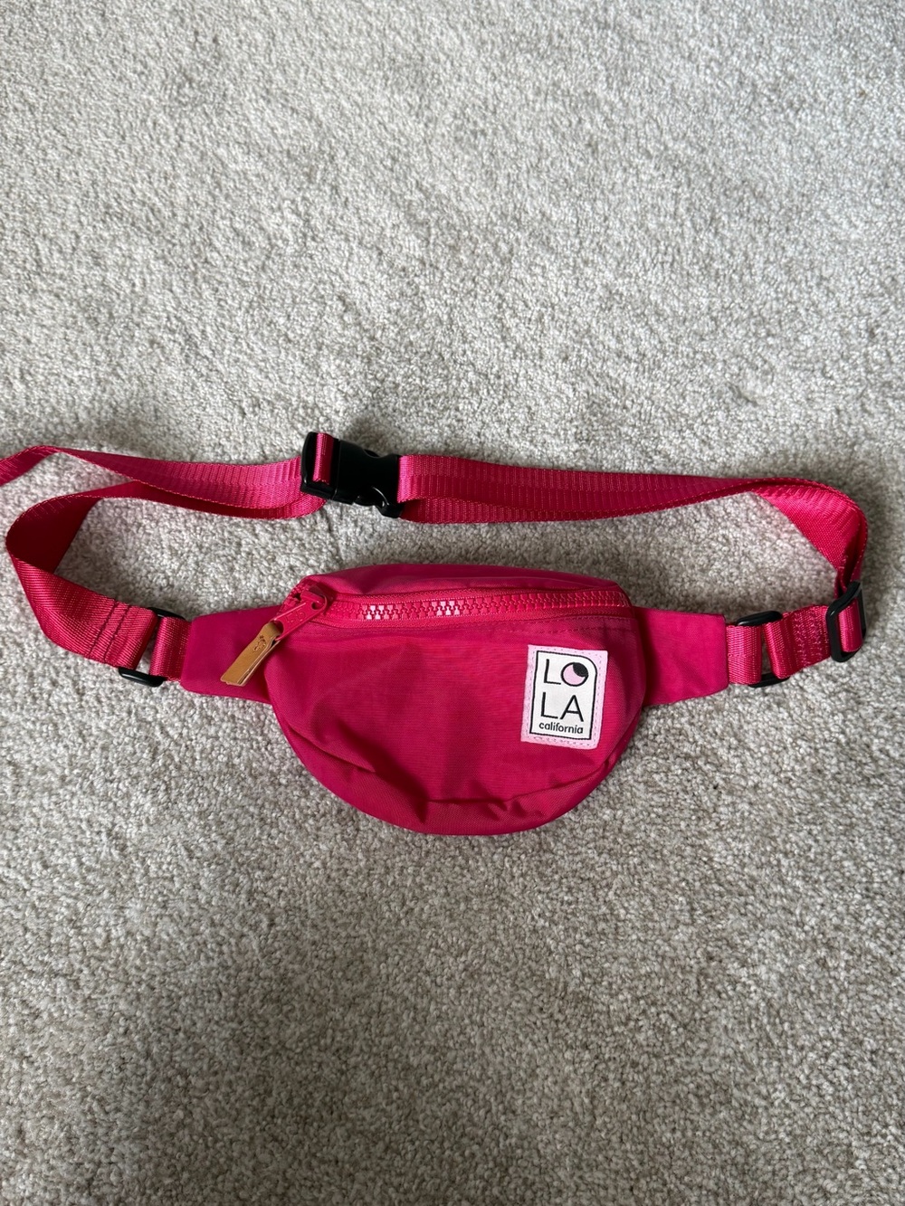 lola California Pink Belt Bag